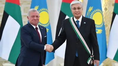 Иордания королі Қазақстан президентін жоғары орденмен наградтады