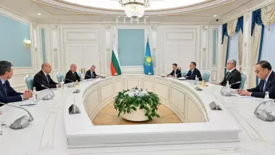 Қазақстан мен Болгария президенттері Ақордада шағын құрамда келіссөз өткізді