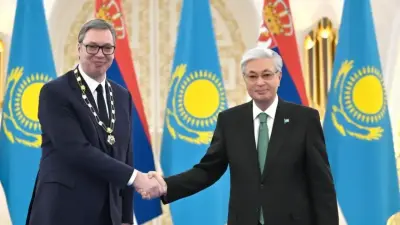 Тоқаев Сербия президентін "Алтын Қыран" орденімен марапаттады