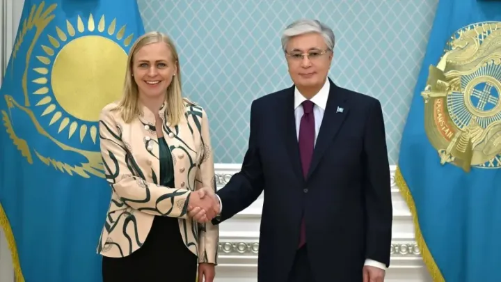 Тоқаев ЕҚЫҰ-ның іс басындағы төрағасы Элина Валтоненді қабылдады