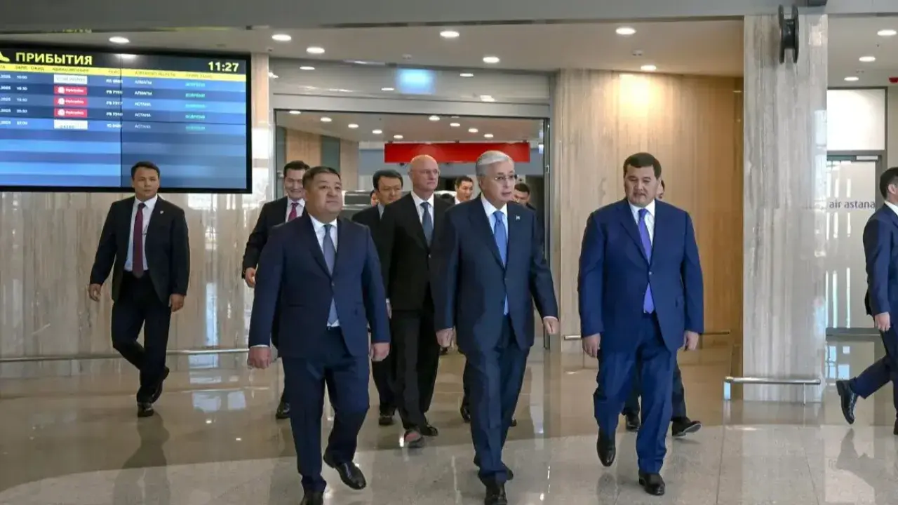 Тоқаев Қызылордадағы сапарын "Қорқыт ата" әуежайын аралаудан бастады