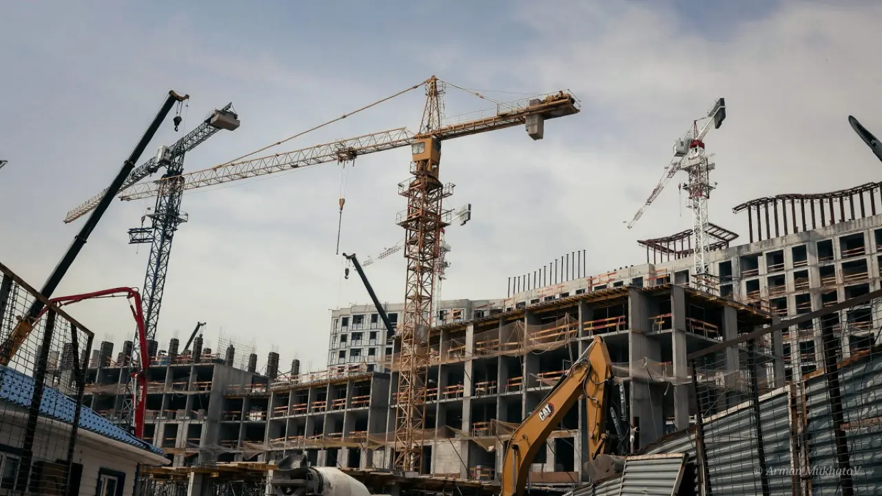 Қазақстанда құрылыс көлемі 14,8% өсті: Ұлытау облысы көш бастап тұр