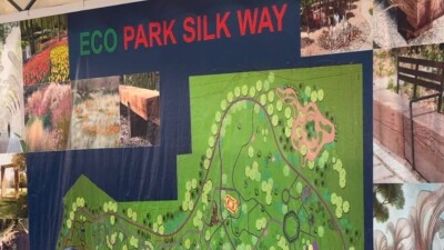 В Шымкенте началось строительство Экопарка на месте бывшего мусорного полигона