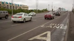 Выделенная автобусная полоса появилась на участке проспекта Кошкарбаева в Астане