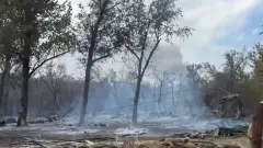 Природный пожар на территории Ханской рощи в ЗКО потушили