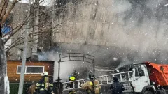 Здание бывшего кинотеатра Cinema City горело в Астане