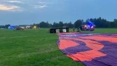 Воздушный шар с 34 людьми упал в Нидерландах