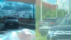 Водителя наказали за езду по тротуару в Костанайской области