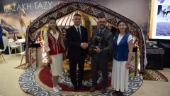 Казахскую тазы представили на всемирной выставке собак в Болонье