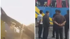 Автобус столкнулся со спецтехникой в Кульсары, есть пострадавшие