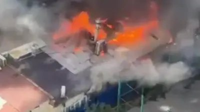 По повышенному рангу: кафе горело в Алматы