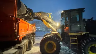21 тысячу кубометров снега вывезли коммунальщики за ночь из Астаны