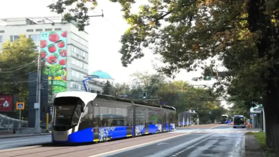 Эскиз LRT на пересечении Абылай хана и Гоголя / Фото из проекта ОВОС