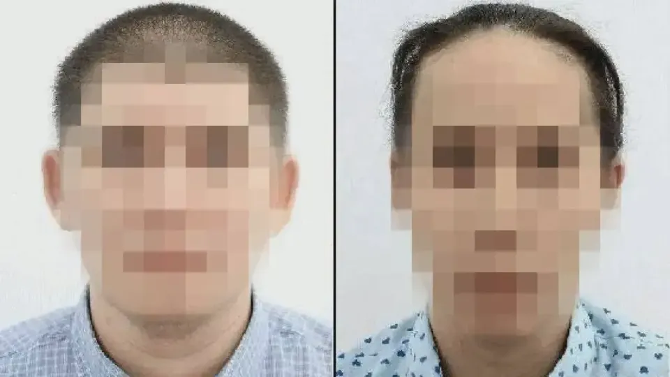 Подозреваемый и дочь убитых / Фото Polisia.kz