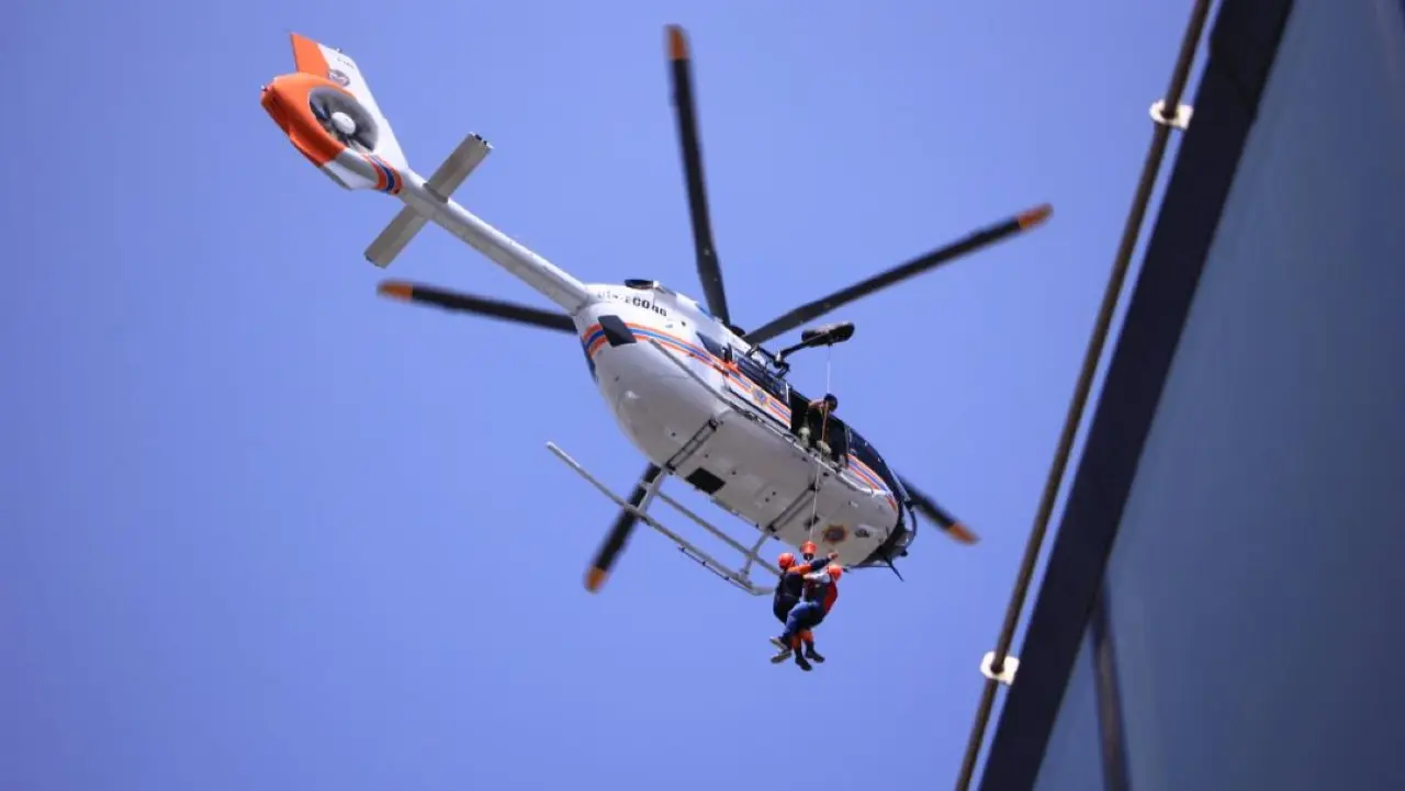 Пожарно-тактические учения в Алматы / Фото МЧС РК