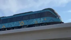 Третий состав подняли на пути LRT в Астане