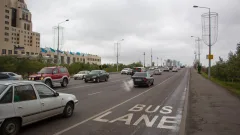 На 190 улицах Астаны обновят дорожную разметку