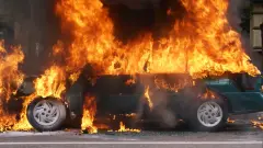 Авто загорелось на трассе Астана – Петропавловск: о состоянии выжившего человека рассказали врачи