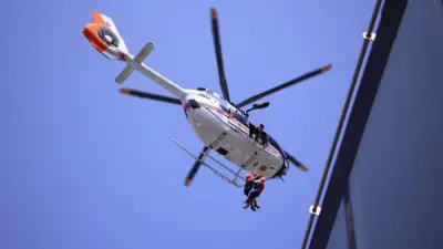 Международная тренировка спасателей в 35-этажном ЖК Алматы: как это было