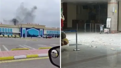 Иранский беспилотник упал на аэропорт в Азербайджане