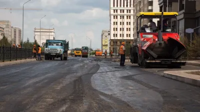 Четыре улицы частично перекроют на левом берегу Астаны почти на месяц