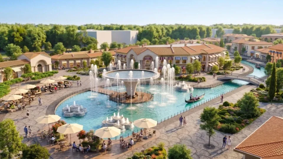 Эскизы Almaty Water Garden предоставлены акиматом Алматы