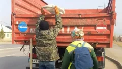 В Туркестане проходит общегородское мероприятие по уборке