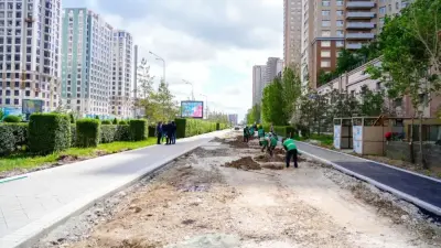 180 дворовых и общественных пространств благоустроят в Астане