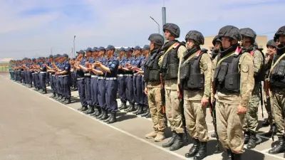 В Туркестане отметили 7 мая – День защитника Отечества