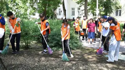 Масштабный субботник ко Дню Победы в Алматы: 10 тысяч кубометров мусора и 600 новых деревьев