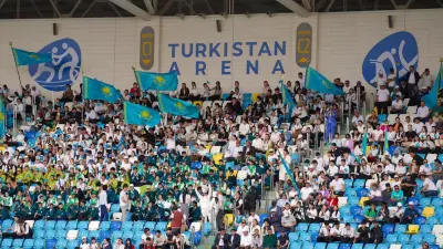 В Туркестане стартовала спартакиада "Кубок труда" среди студентов колледжей