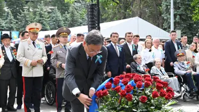 В Алматы отпраздновали 80-ю годовщину Победы в Великой Отечественной войне