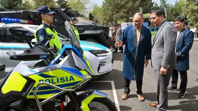 Аким Алматы Ерболат Досаев принял участие в праздновании Наурыз мейрамы с сотрудниками департамента полиции города и их семьями