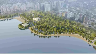 Как преображается озеро Сайран в Алматы: высажены 200 деревьев и 3300 кустарников