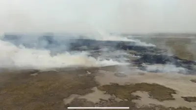 Пожар в резервате "Акжайык": предпринимаются системные меры по ликвидации последствий и предупреждению новых возгораний