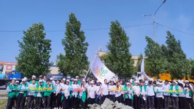 Шаг к более чистому и здоровому миру: экоакцию провели в Астане  