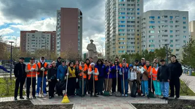 Дыхание истории и весны: необычная экологическая акция стартовала в Астане 