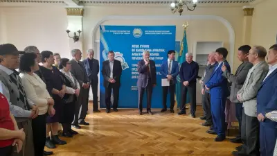 В Усть-Каменогорске состоялся турнир по “Тоғызқұмалақ” среди ветеранов, приуроченный к 80-летию Великой Победы
