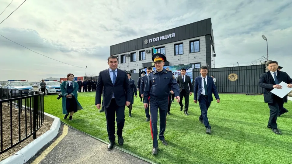 Закон и порядок: поселковый пункт полиции открыт в Туркестанской области 