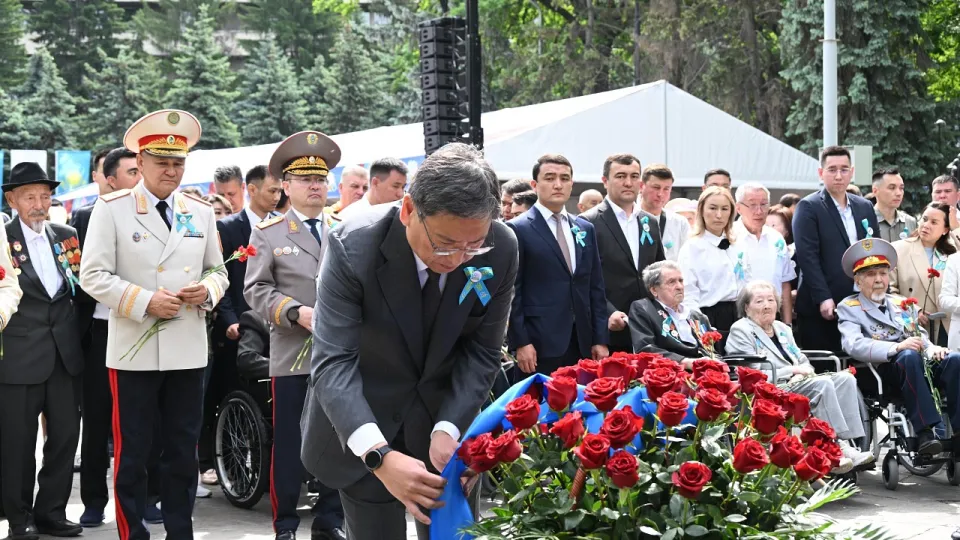В Алматы отпраздновали 80-ю годовщину Победы в Великой Отечественной войне