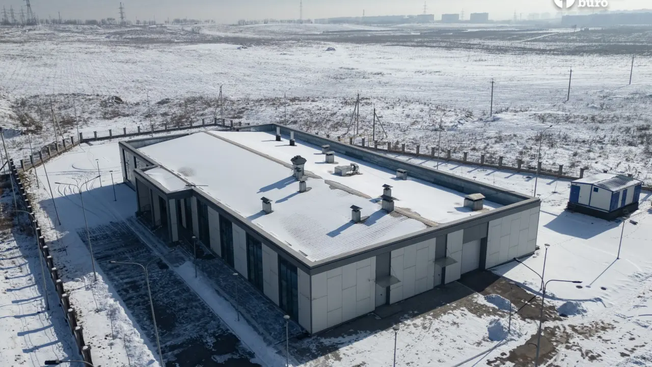 Алматинский крематорий с высоты полёта дрона / Фото Informburo.kz