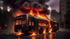 Шесть человек погибли при пожаре в автобусе в Швейцарии, полиция не исключает поджог