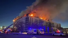 Пожар в Актобе: акимат возобновит работу после обеда 8 апреля