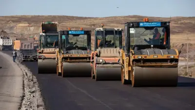 Участок трассы закрыли до конца недели в Жамбылской области