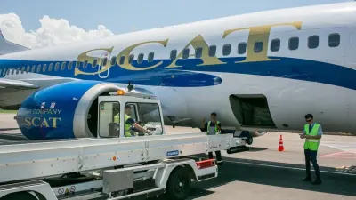 Самолёт, выполнявший рейс из Алматы в Шымкент, вынужденно сел в Таразе