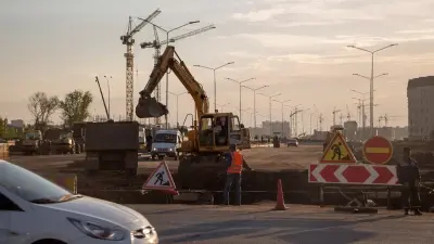 Движение на одном из перекрёстков Астаны ограничат на месяц