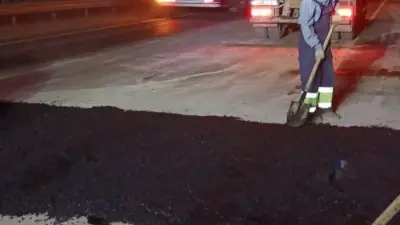 Опасный участок на трассе Шымкент – Тараз отремонтировали после жалоб водителей