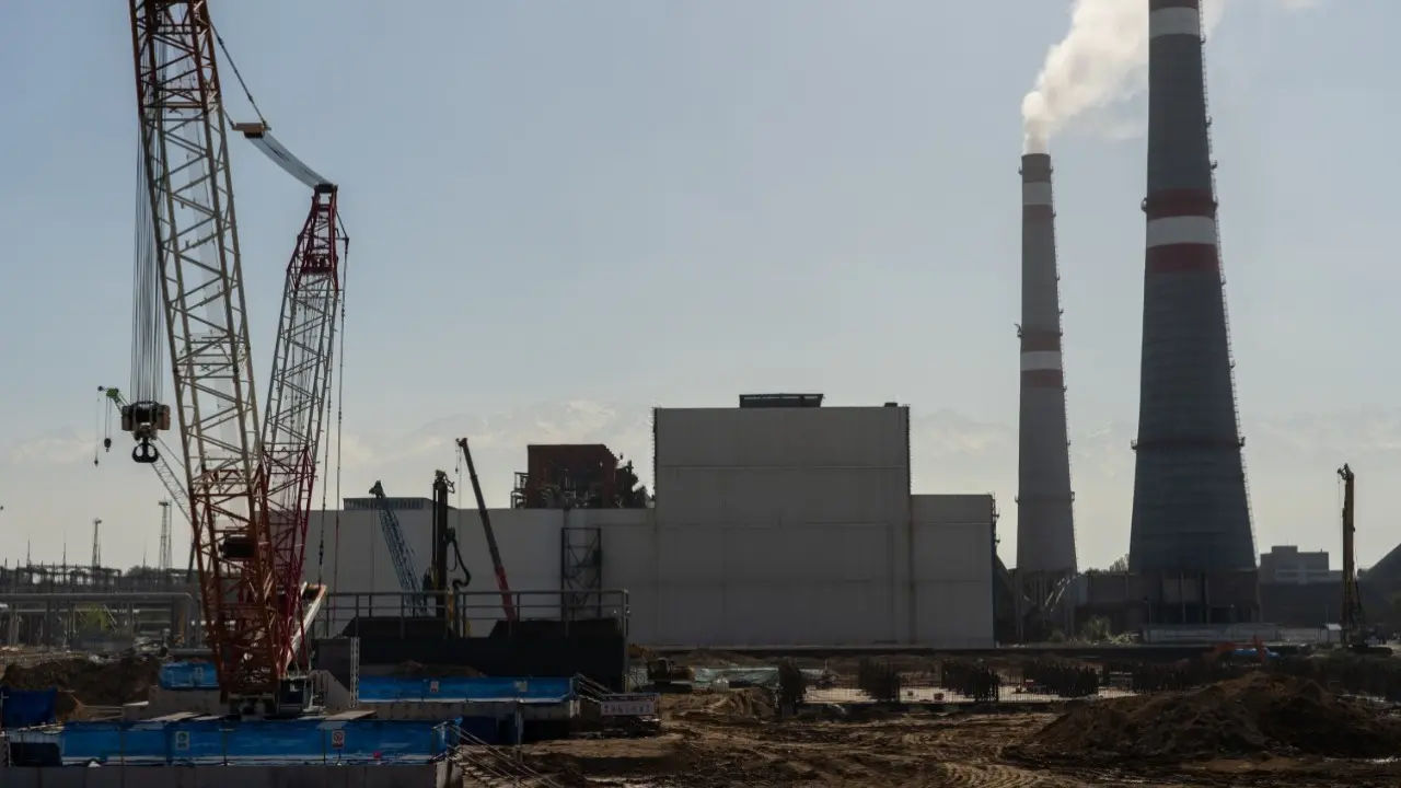 Строительство ТЭЦ-2 в Алматы / Фото Informburo.kz
