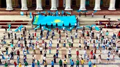 Новая Конституция – новая эпоха: молодёжь Алматы посвятила историческому дню масштабные патриотические акции