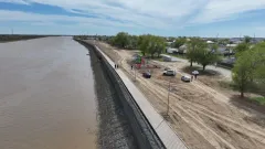 В Махамбетском районе введена в эксплуатацию новая набережная